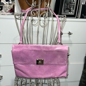 Tosca Blu pink leather crossbody